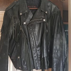 COPY - vintage leather motorcycle jacket